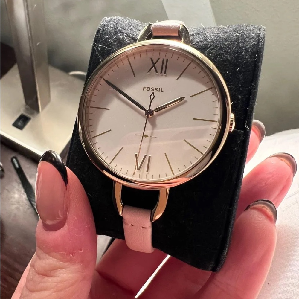 Fossil Gold and Pink Watch